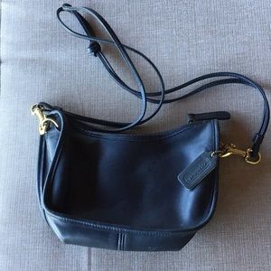 Small Navy Coach Bag Used